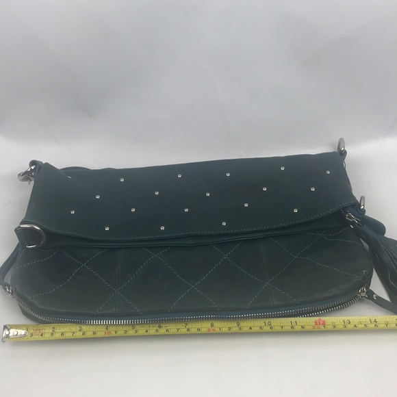 Chez by Cheryl Green Rectangular Bag Flap Zipper - Picture 11 of 15